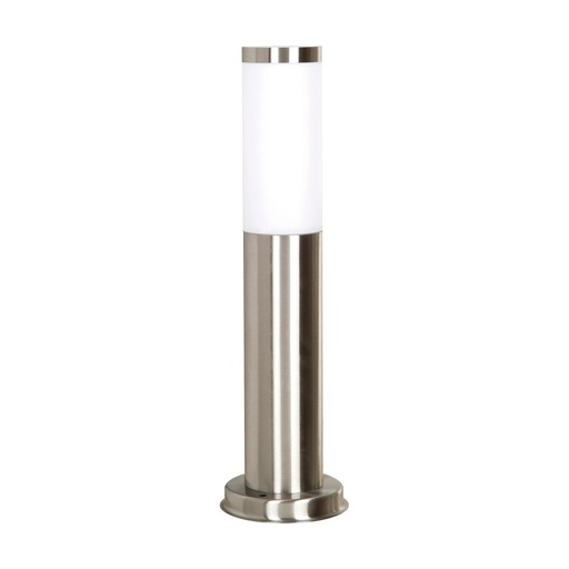 [W4L209236] Borne ABREGO IP44 E27 11W 450mm Acier inoxydable
