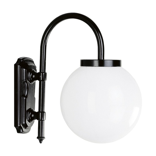 [W4L209246] Applique classique BOOM IP44 E27 42W Noir