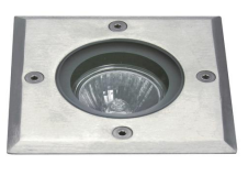 [W4L209254] Encastré au sol BORA Square IP67 GU10 4.50W Acier inoxydable