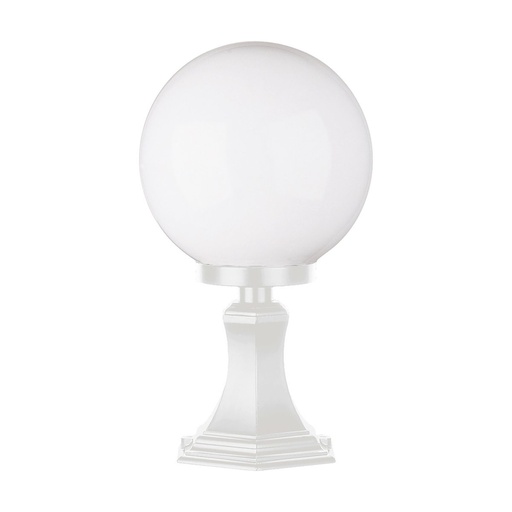 [W4L209256] Borne classique CAST IP44 E27 42W 400mm Blanc