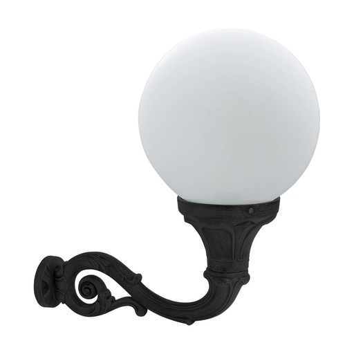 [W4L209266] Applique classique INDURA GLOBO IP55 E27 50W Noir