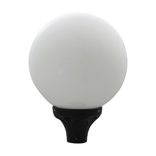 [W4L209267] Luminaire pour mât INDURA GLOBO IP55 E27 50W 535mm Noir