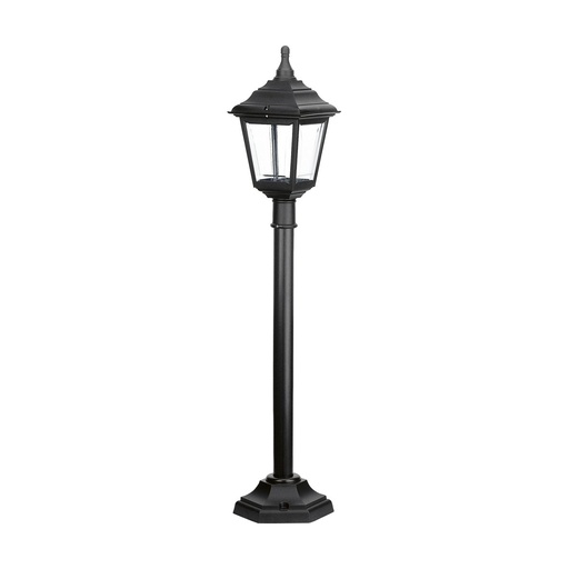 [W4L209281] Borne classique CLIC-CLAC 4 IP44 E27 42W 1160mm Noir