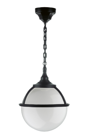 [W4L209305] Suspension classique CLIC-CLAC GLOBO IP44 E27 42W Noir