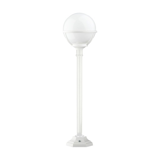 [W4L209308] Borne classique CLIC-CLAC GLOBO IP43 E27 42W 1060mm Blanc