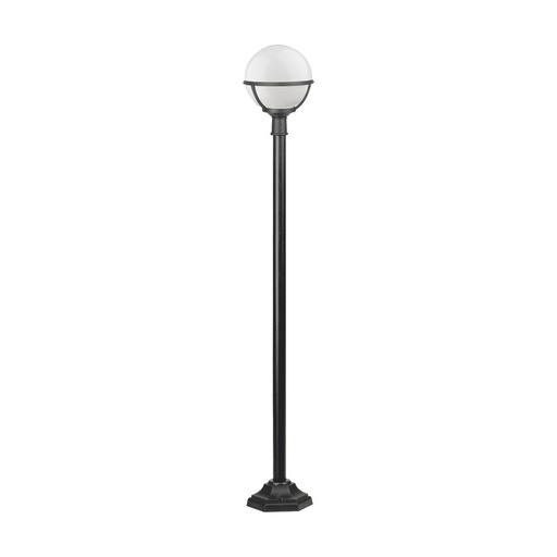 [W4L209311] Colonne classique
 CLIC-CLAC GLOBO Smooth IP44 E27 42W 1820mm Noir