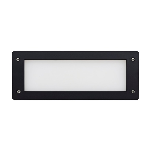 [W4L209330] Encastré mural DEVON Rectangle M IP66 GX53 LED T2 2x3W 380lm/395lm/415lm CRI80 3000K/4000K/6500K Noir