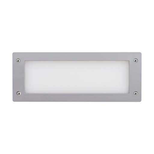 [W4L209331] Encastré mural DEVON Rectangle M IP66 GX53 LED T2 2x3W 380lm/395lm/415lm CRI80 3000K/4000K/6500K Gris