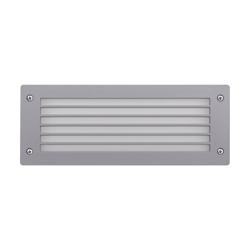 [W4L209333] Encastré mural DEVON Rectangle M grid IP66 GX53 LED T2 2x3W 380lm/395lm/415lm CRI80 3000K/4000K/6500K Gris