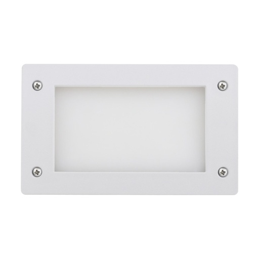 [W4L209343] Encastré mural DEVON Rectangle S IP66 GX53 LED T2 3W 380lm/395lm/415lm CRI80 3000K/4000K/6500K Blanc
