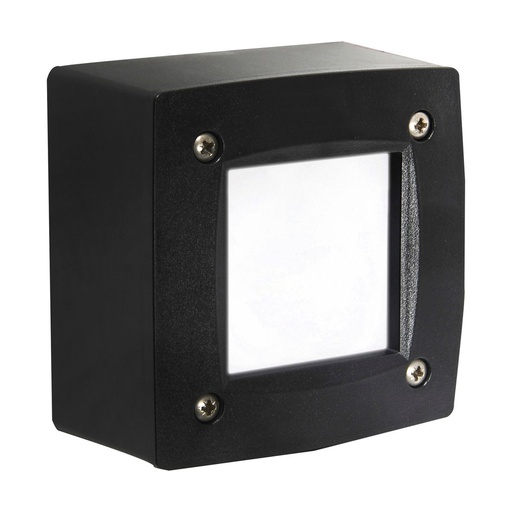 [W4L209349] Applique DEVON Square IP66 GX53 LED T2 3W 380lm/395lm/415lm CRI80 3000K/4000K/6500K Noir