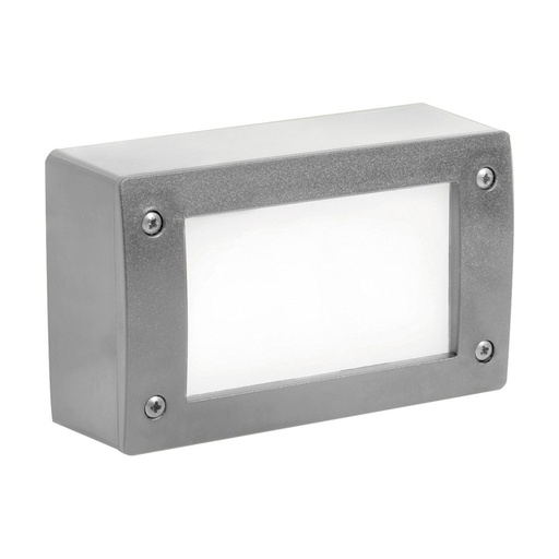 [W4L209352] Applique DEVON Rectangle S IP66 GX53 LED T2 3W 380lm/395lm/415lm CRI80 3000K/4000K/6500K Gris