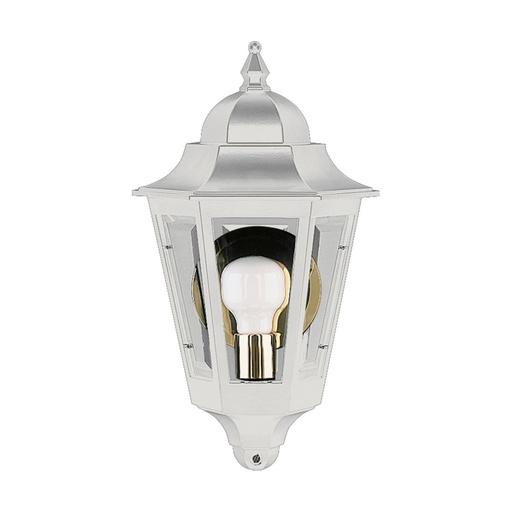 [W4L209356] Applique classique ELITE 6 IP44 E14 42W Blanc
