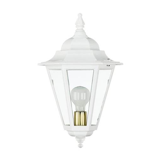 [W4L209364] Applique classique ELITE 6 Apply medium M Transparent IP44 E27 42W Verre transparent Blanc