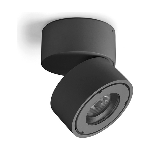 [W4L209431] Spot tilt DISC IP65 LED COB 12.40W 1540lm(1185lm) CRI80 4000K 14º Anthracite