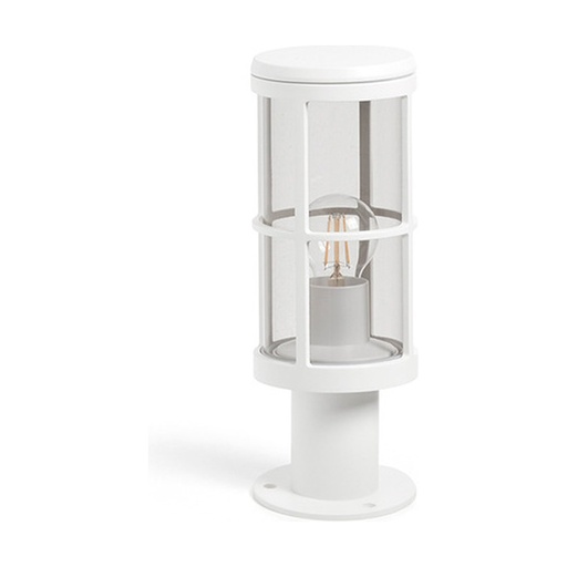 [W4L209484] Borne LUG IP54 E27 18W 350mm Blanc