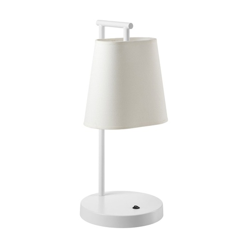 [W4L209495] Lampe à poser NEMO E27 40W Blanc Beige "Dreams"