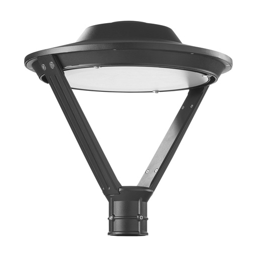 [W4L209803] Luminaire pour mât FANAL IP66 LED SMD 47W 8240lm(6700lm) CRI80 3000K 107º 380mm Noir