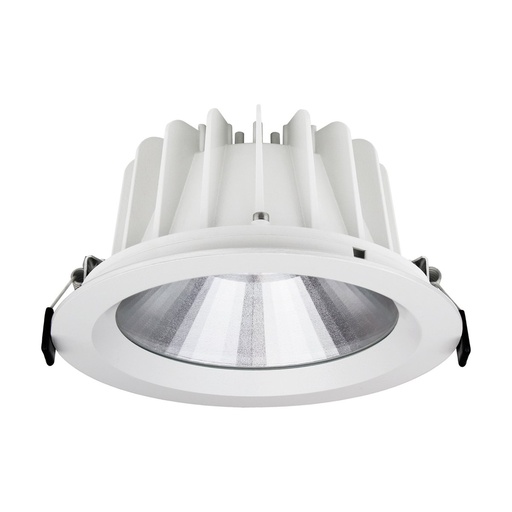 [W4L209933] Plafonnier encastré ATIC IP65 LED COB 37W 5925lm(5020lm) CRI80 3000K 90º Blanc