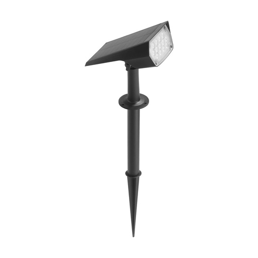 [W4L209938] Projecteur avec piquet solaire tilt LUMBER IP65 LED SMD 2W 160lm(106lm) CRI80 3000K 30º Crépuscule Noir