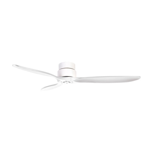 [W4L210062] Ventilador MISTRAL IP20 SIN LUZ DC 35W Ø132cm Blanco/Blanco