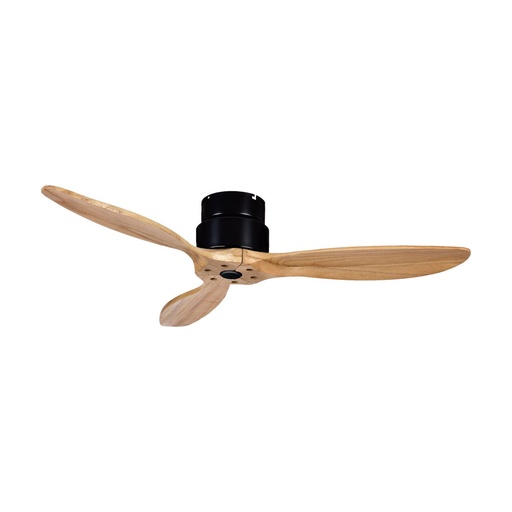 [W4L210066] Ventilador MISTRAL IP20 SIN LUZ DC 35W Ø132cm Negro/Arce Natural