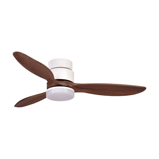[W4L210070] Ventilador MISTRAL IP20 LED SMD 24W  2700K/3200K/4000K DC35W  Ø132cm Blanco/Nogal