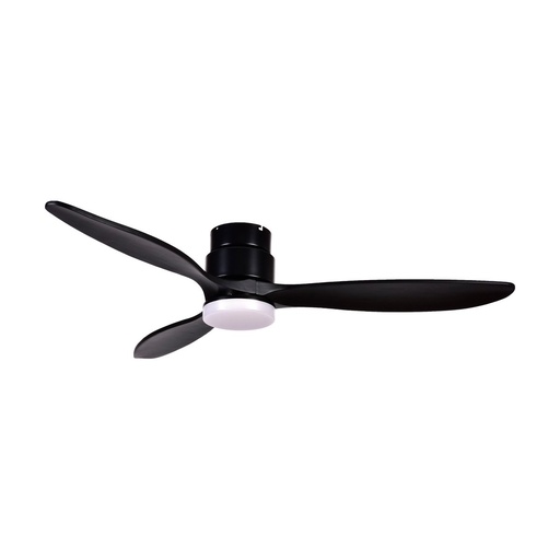 [W4L210071] Ventilador MISTRAL IP20 LED SMD 24W  2700K/3200K/4000K DC35W  Ø132cm Negro/Negro
