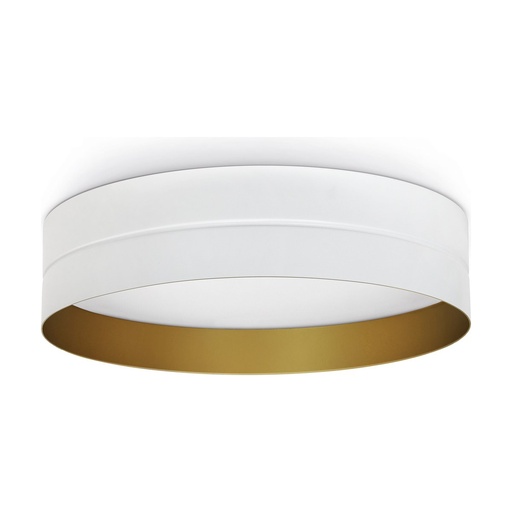 [W4L210087] Plafonnier VINYL  M  IP20 LED SMD 30W   3000K 1725lm blanco-oro