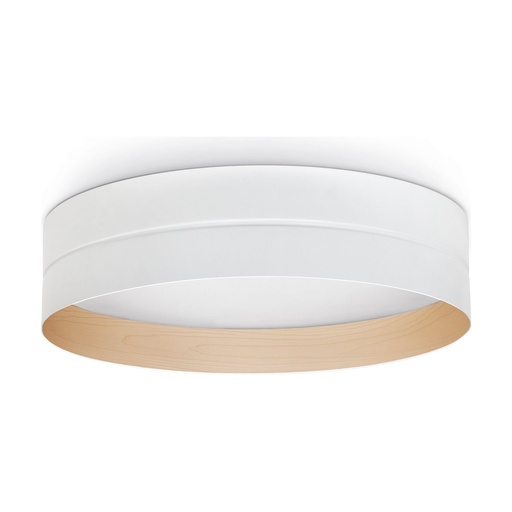 [W4L210088] Aplique VINYL LED SMD 30W 3316lm CRI80 3000K 120º Blanc Bois de hêtre