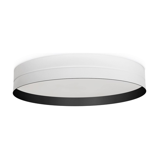 [W4L210090] Plafonnier VINYL  L  IP20 LED SMD 44W  3000K 3980 lm blanco-negro
