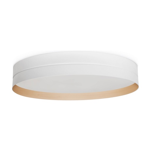[W4L210092] Aplique VINYL LED SMD 36W 3980lm CRI80 3000K 120º Blanc Bois de hêtre