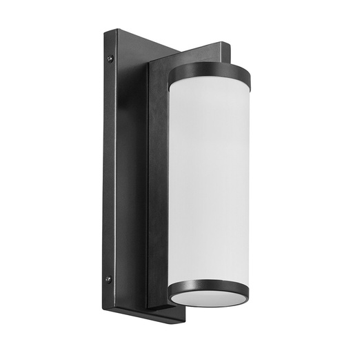 [W4L210105] Applique LANTERN Small E27 18W Noir Cristal opale