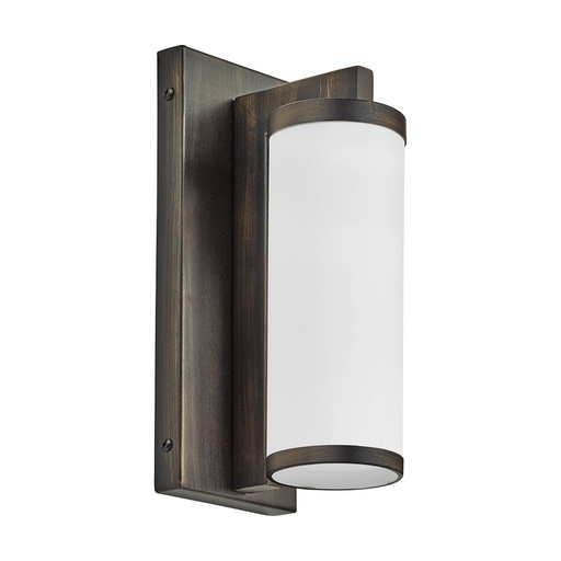 [W4L210111] Applique LANTERN Small E27 18W Verde Antique Cristal opale