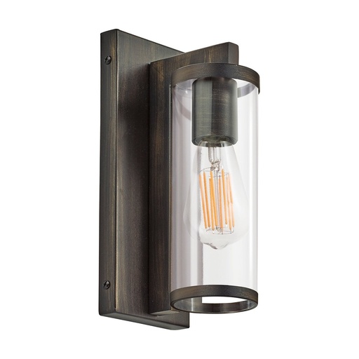 [W4L210112] Applique LANTERN Small E27 18W Verde Antique Transparent