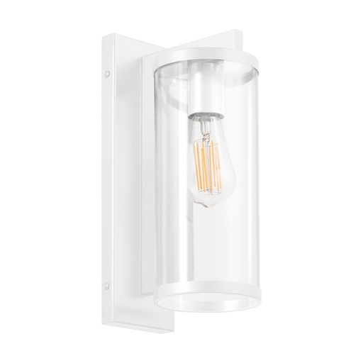 [W4L210114] Applique LANTERN Medium E27 18W Blanc Transparent