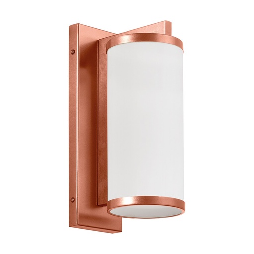 [W4L210117] Applique LANTERN Medium E27 18W Cuivre Cristal opale