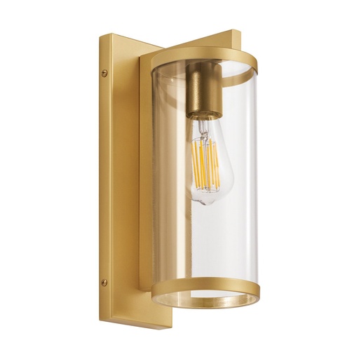 [W4L210120] Applique LANTERN Medium E27 18W Or Transparent