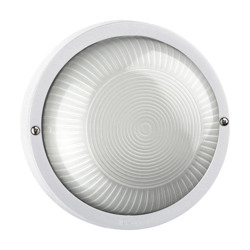 [W4L210123] Applique FAR Round IP44 E27 12W Blanc