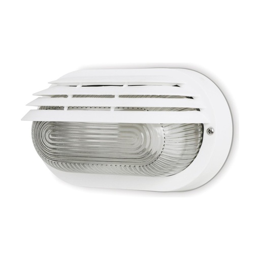 [W4L210125] Applique FAR Oval Small IP44 E27 12W Blanc