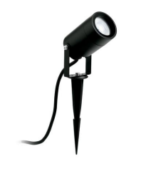 [W4L210216] Projecteur avec piquet
 tilt BRANCA IP65 GU10 4.50W Noir