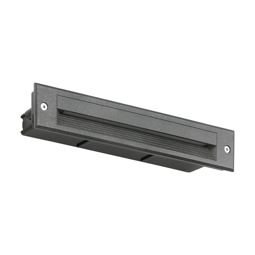 [W4L210225] Encastré mural TRAU Asymmetric IP67 LED SMD 4W 570lm(85lm) CRI80 2700K 45º Anthracite