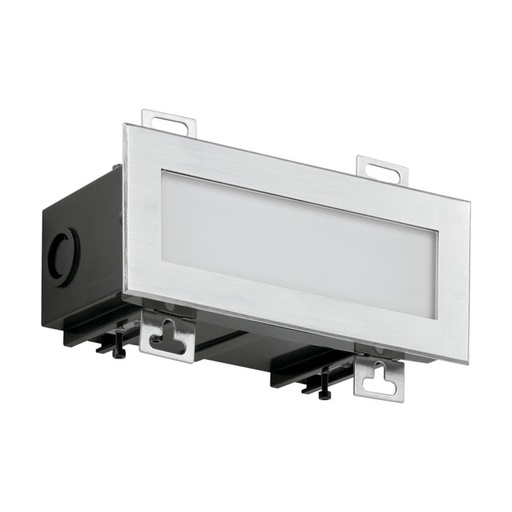 [W4L210229] Encastré mural RUA IP67 LED SMD 4.50W 520lm(165lm) CRI90 3000K 110º Acier inoxydable
