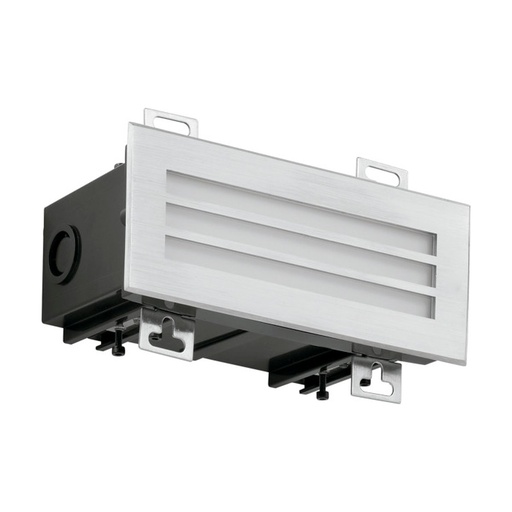 [W4L210231] Encastré mural RUA Grid IP67 LED SMD 4.50W 505lm(160lm) CRI90 2700K 110º Acier inoxydable