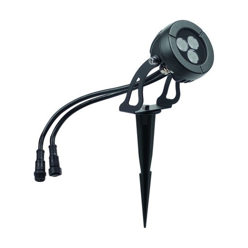 [W4L210241] Projecteur tilt FUJI IP66 DMX512 LED SMD RGBW 6W -(314lm) 3000K 25º Noir