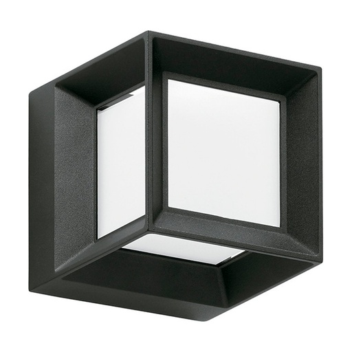 [W4L210244] Applique DAU IP65 Phase coupée C LED SMD 7W 920lm(660lm)/960lm(690lm)/1020lm(705lm) CRI80 2700K/3200K/4000K 200º Noir