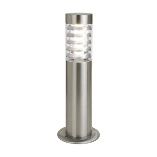 [W4L210259] Borne GALERNA IP44 E27 18W 450mm Acier inoxydable