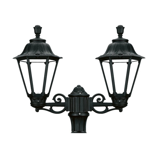 [W4L210284] Luminaire pour mât 2 bras INDURA MEDIUM 6 IP55 E27 2x42W 560mm Noir