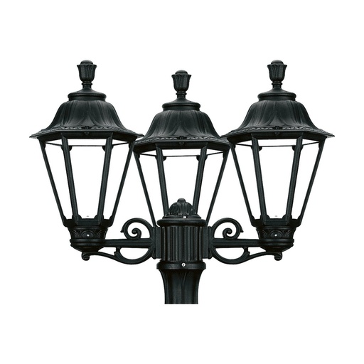 [W4L210285] Luminaire pour mât 3 bras INDURA MEDIUM 6 IP55 E27 3x42W 560mm Noir