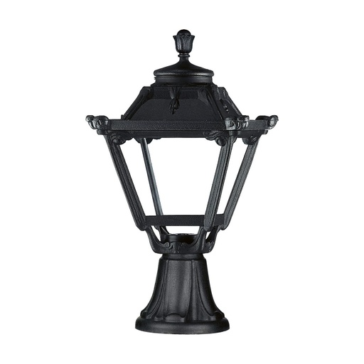[W4L210293] Borne classique INDURA MINI 4 IP55 E27 42W 480mm Noir